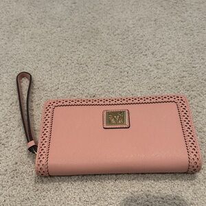 Anne Klein Pink Wristlet